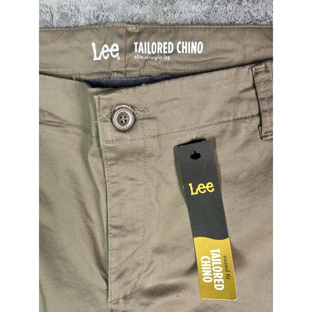 Lee Eased Fit Tailored Chino Women's Size 16 M Pants @40x30 NWT - Picture 6 of 6
